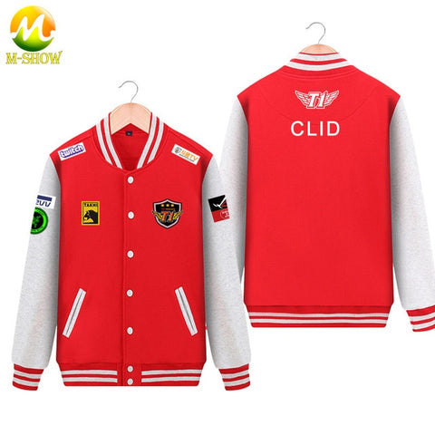 Skt Jacket  Faker Coat Men Hoodies Team skt t1 faker jersey Zipper Cotton Wolf Bang Uniform game LOL Jersey