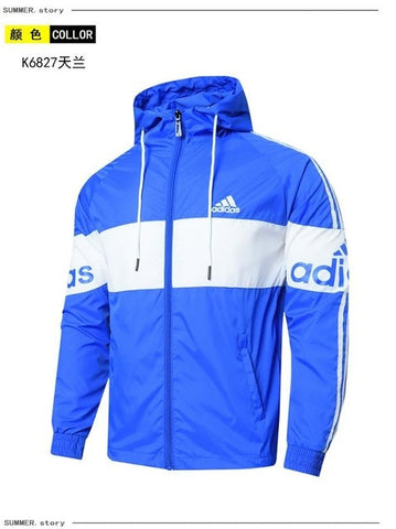 2020 New Running Jacket Men Sports Hooded Autumn Outdoor Hiking Gym Jogging Sports Coats Quick Dry Windbreaker Jackets